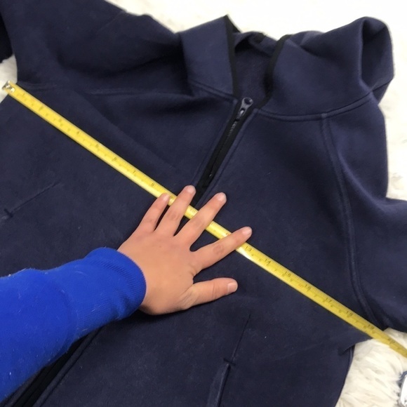 Lululemon Hooded Full Zip Jacket Heathered Inkwell - Picture 3 of 10